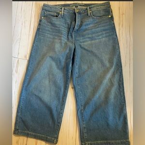 Universal Thread Highest Rise Wide Leg Crop Jeans Sz 16/33R